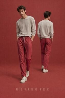 Bonobos The All Week Flex Pants Berry Mens Size XXL